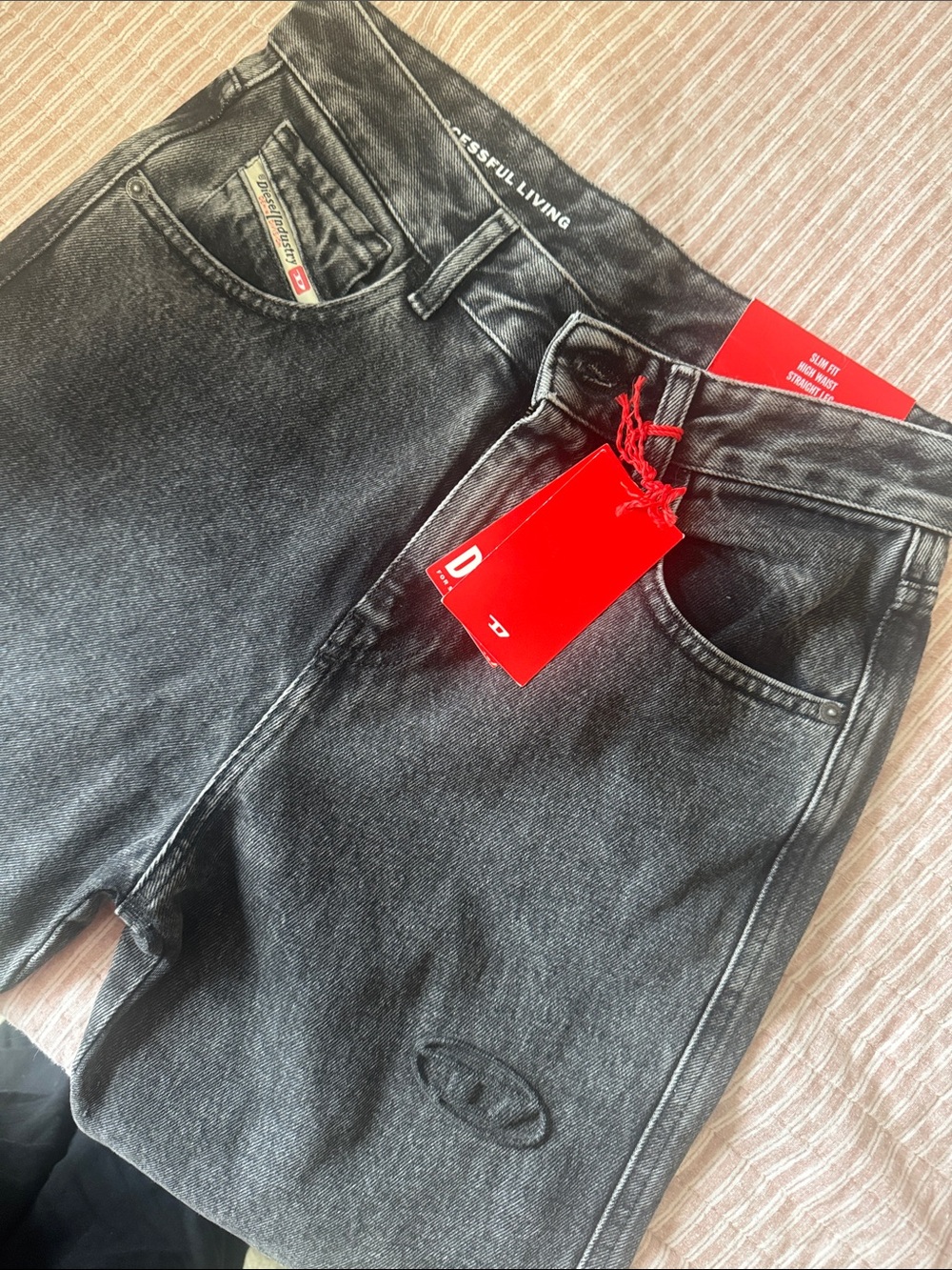 Women Black diesel Washed Jeans